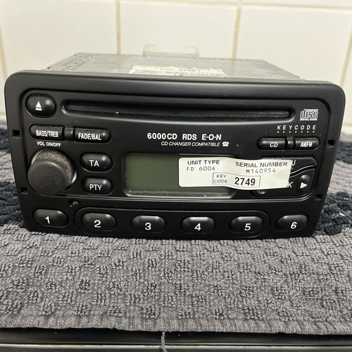 Ford 6000cd autoradio stereo - ford,