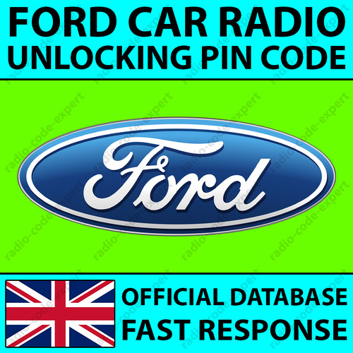 Ford radio pin - ford, codice